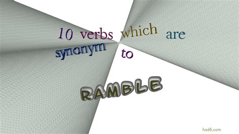 ramblefap meaning|ramble verb .